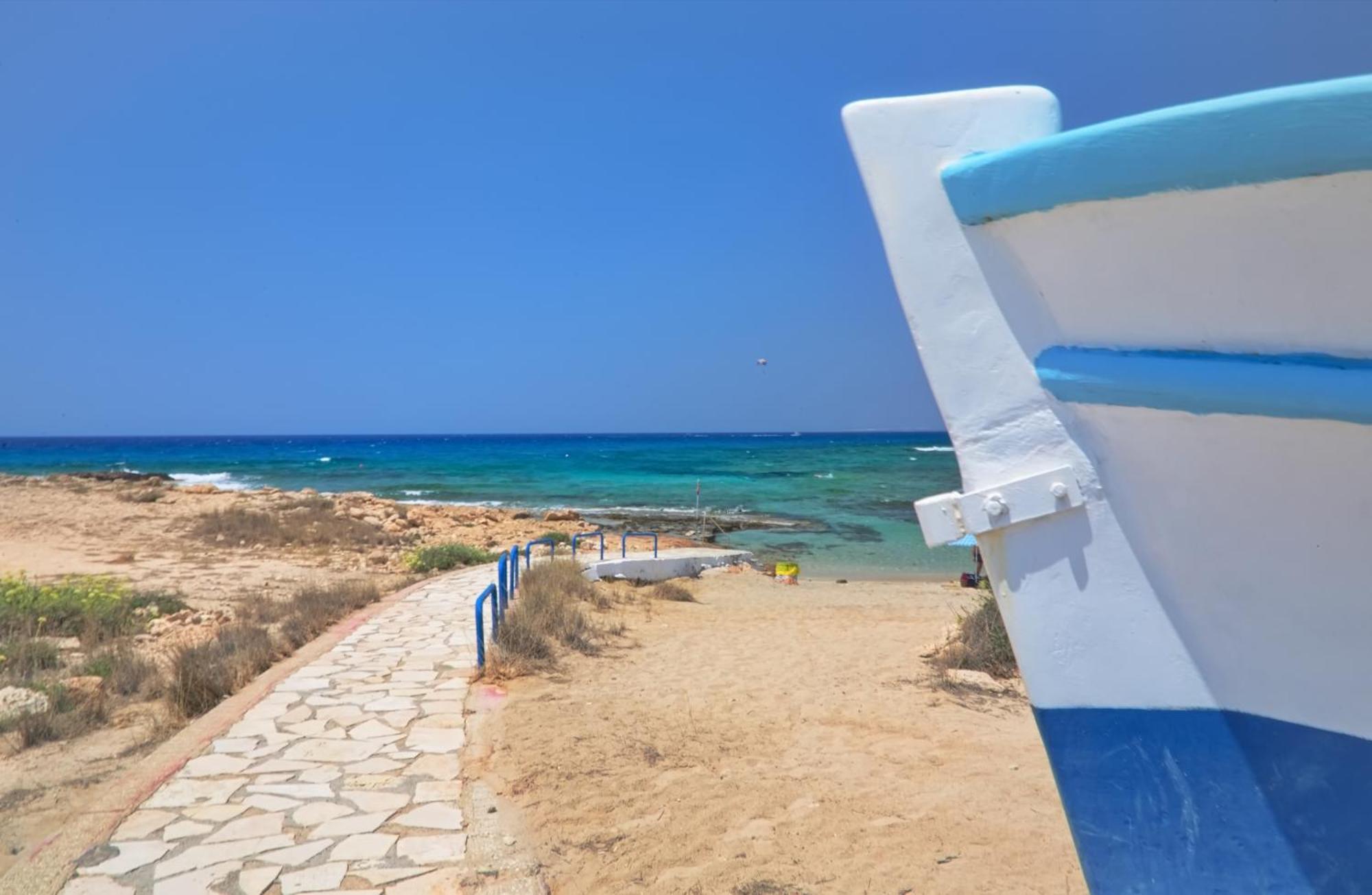 Beachfront Luxury Villa Idania Agia Napa Exterior foto