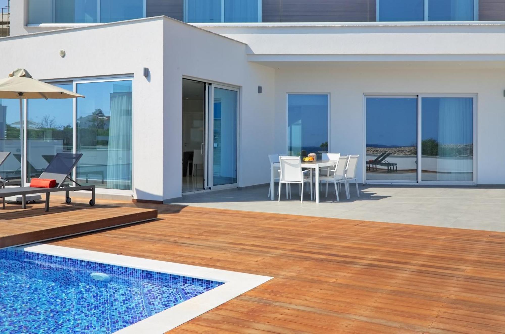 Beachfront Luxury Villa Idania Agia Napa Exterior foto