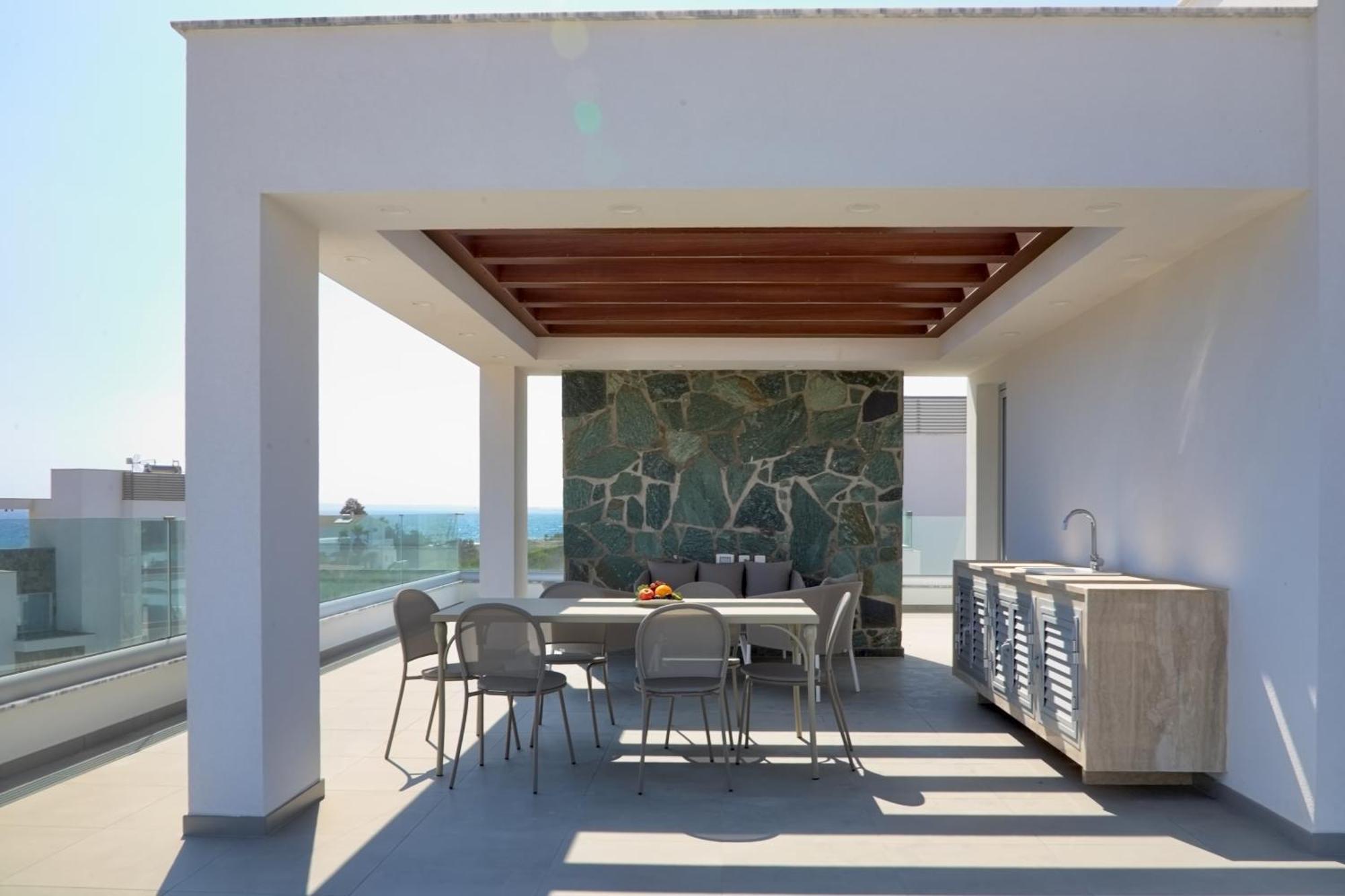 Beachfront Luxury Villa Idania Agia Napa Exterior foto