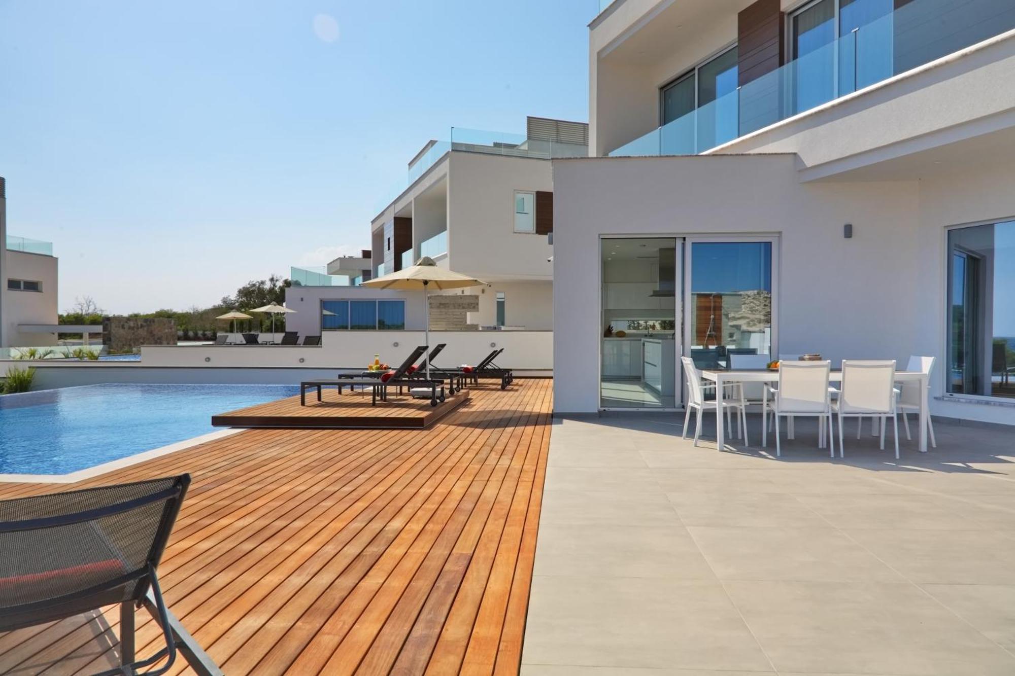 Beachfront Luxury Villa Idania Agia Napa Exterior foto