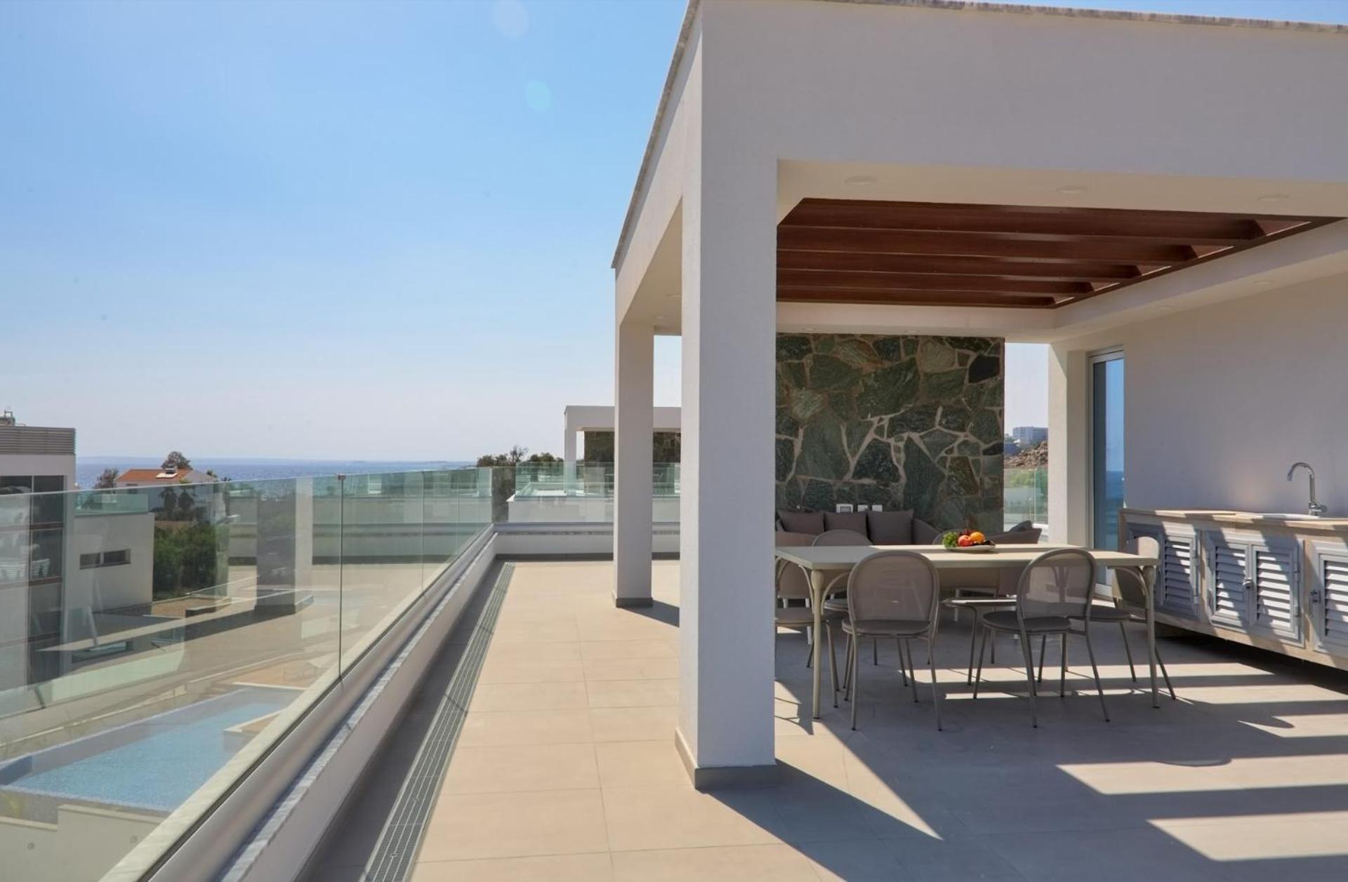 Beachfront Luxury Villa Idania Agia Napa Exterior foto