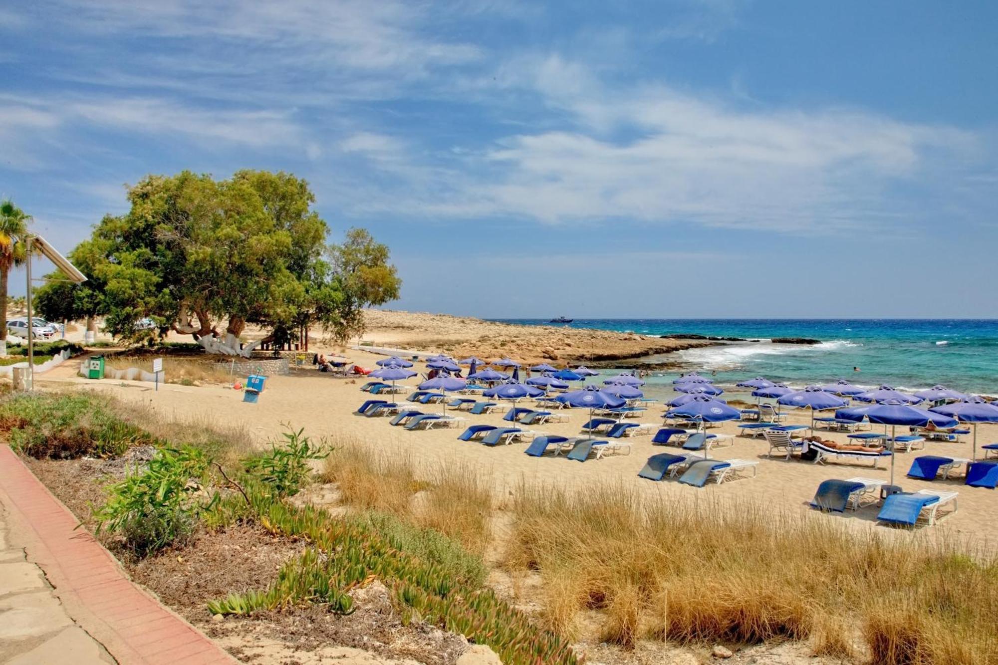 Beachfront Luxury Villa Idania Agia Napa Exterior foto