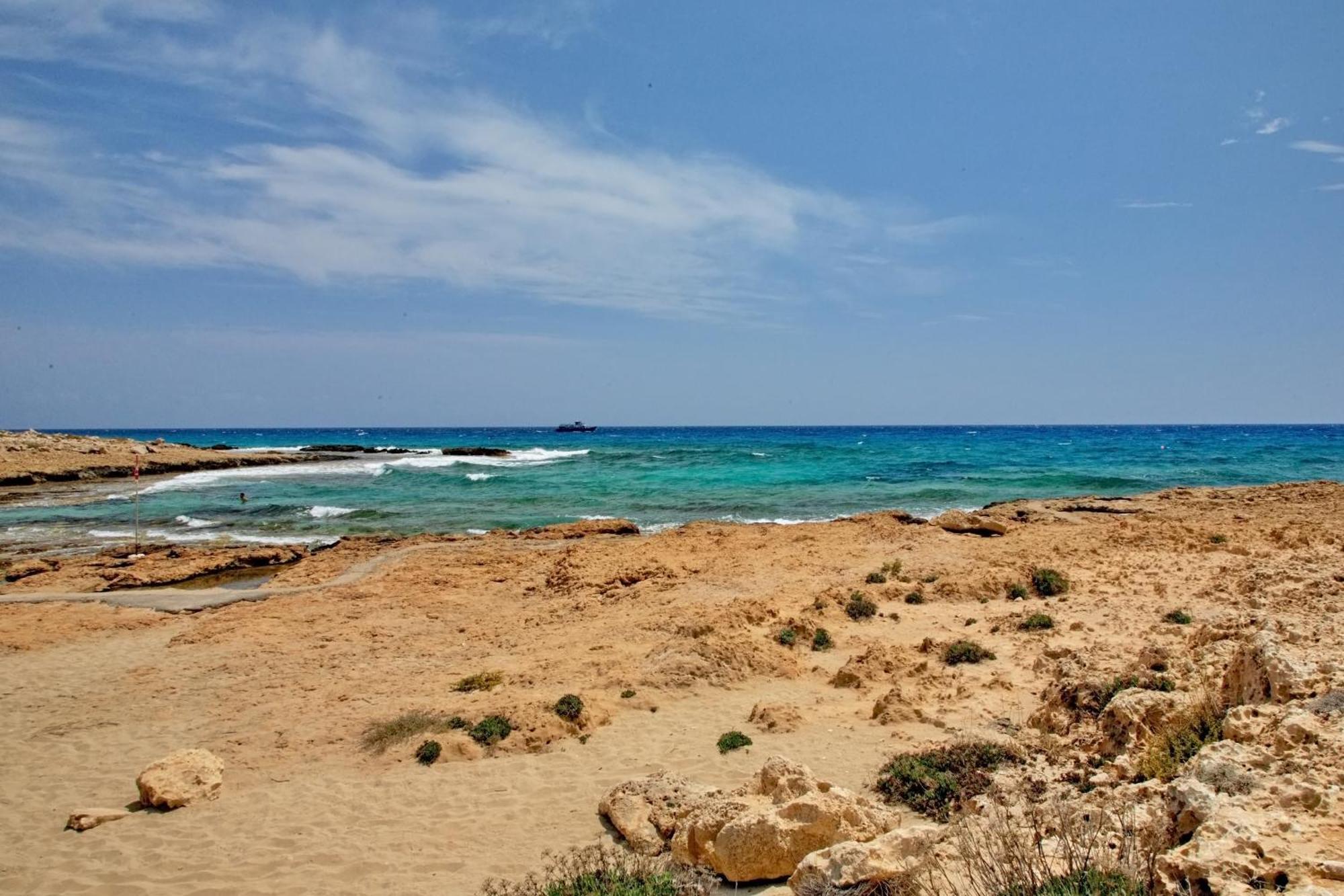 Beachfront Luxury Villa Idania Agia Napa Exterior foto