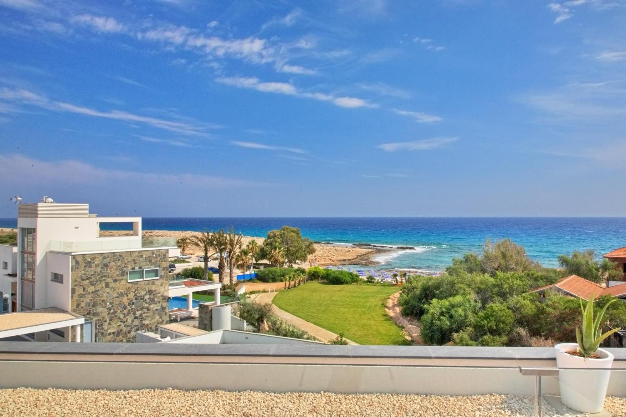 Beachfront Luxury Villa Idania Agia Napa Exterior foto