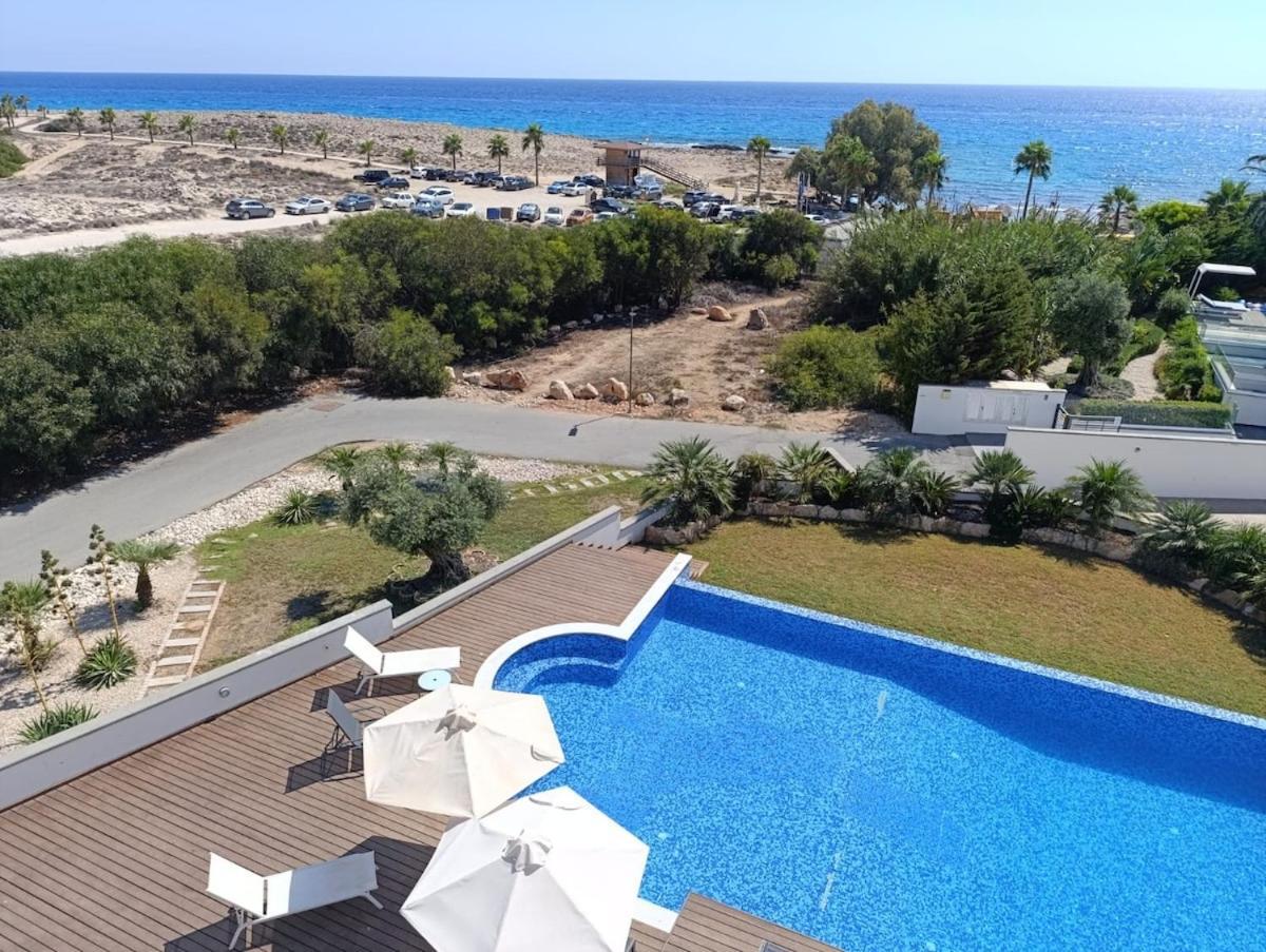 Beachfront Luxury Villa Idania Agia Napa Exterior foto