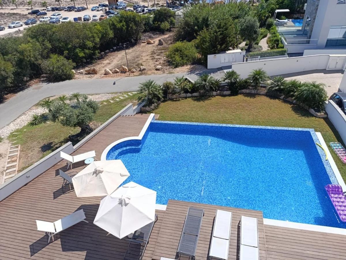 Beachfront Luxury Villa Idania Agia Napa Exterior foto